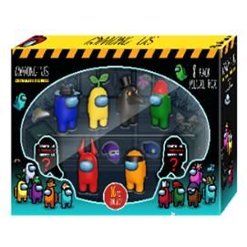 Among Us Crewmate Figuurit Deluxe 8-Pack