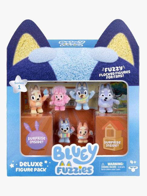 Bluey Fuzzies Hahmot Fanien Suosikit 8-pack