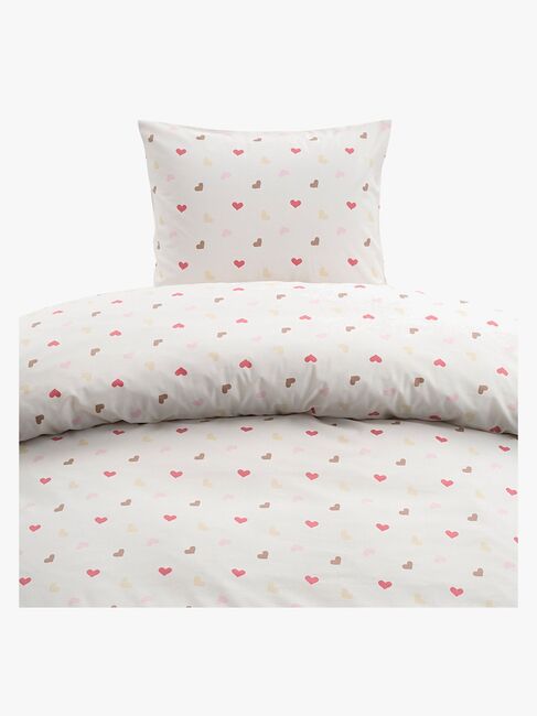 Borganäs Pussilakanasetti Hjärtrud 150x210, Beige