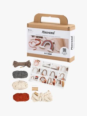 Creativ Company Askartelusetti Makramee Sateenkaari