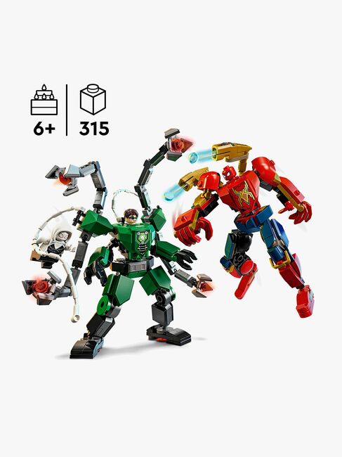 LEGO Super Heroes 76338 Robottien taistelu: Spider-Man vastaan Tohtori Mustekala