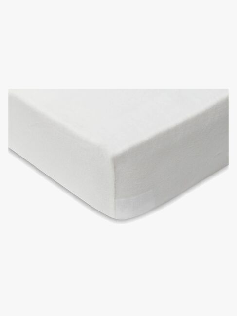 Jollein Muotoonommeltu Aluslakana 2-pack 40x80, Ivory