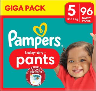 Pampers Baby Dry Pants Vaippa Koko 5 12–17 kg 96-pack