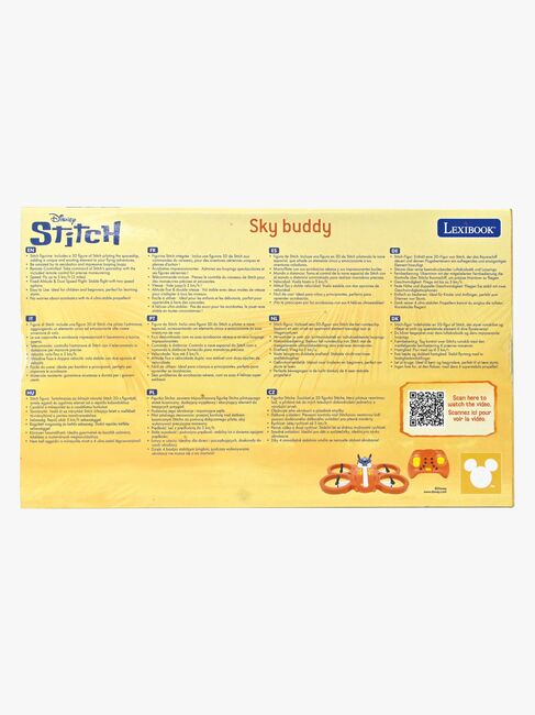 Disney Stitch Kauko-ohjattava Lentävä UFO + Valot