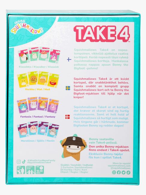 Peliko Squishmallows Lastenpeli Take 4