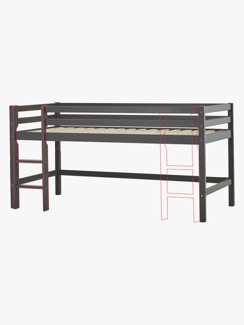 Hoppekids Parvisängyn Runko ECO Dream 90x200 cm, Smoked Pearl