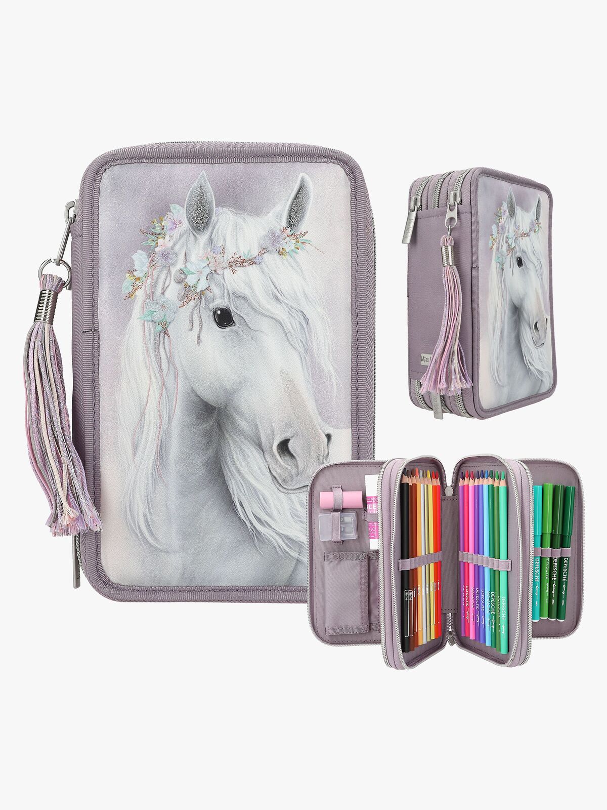 Miss Melody Kolmilokeroinen Penaali Fantasy Horse