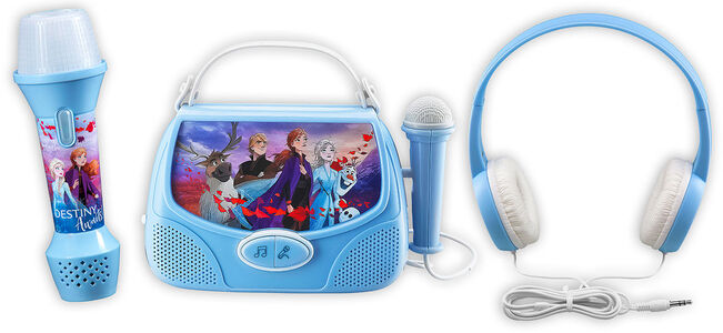 Disney Frozen 2  Karaokelaite, Kuulokkeet ja MP3 Mikrofoni