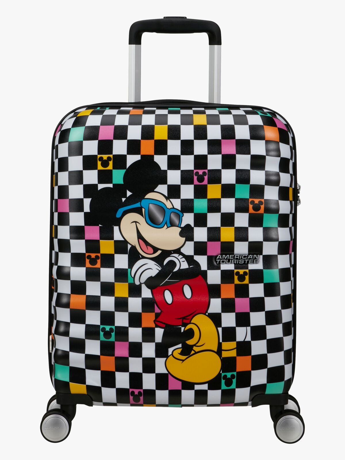 American Tourister Wavebreaker Disney Spinner Matkalaukku 35L, Mickey Check