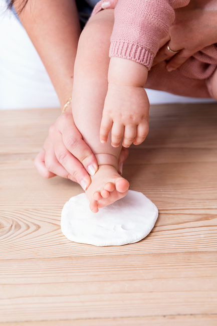 Tiny Love Babyprint Kehys Kädenjälki Yksinkertainen, Wooden