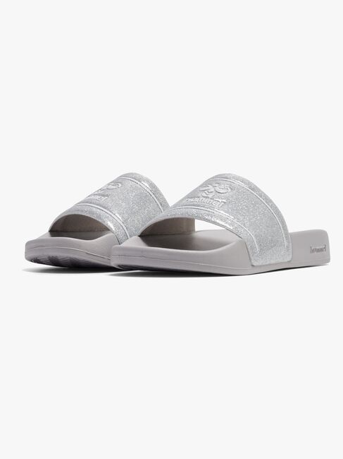 Hummel Pool Slide Glitter Jr Tossut, Lunar Rock