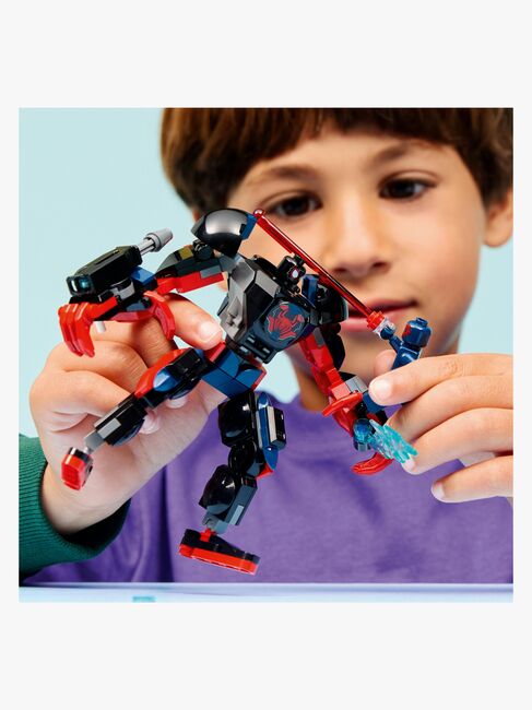 LEGO Super Heroes 76337 Miles Moralesin robotti vastaan Spider-Man 2099