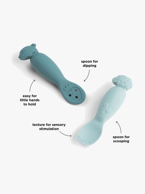 Done By Deer Tiny Farm Lusikat 2-pack, Blue