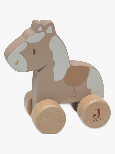 Jollein Hevonen Pyörillä Nostalgic Ride Puulelu