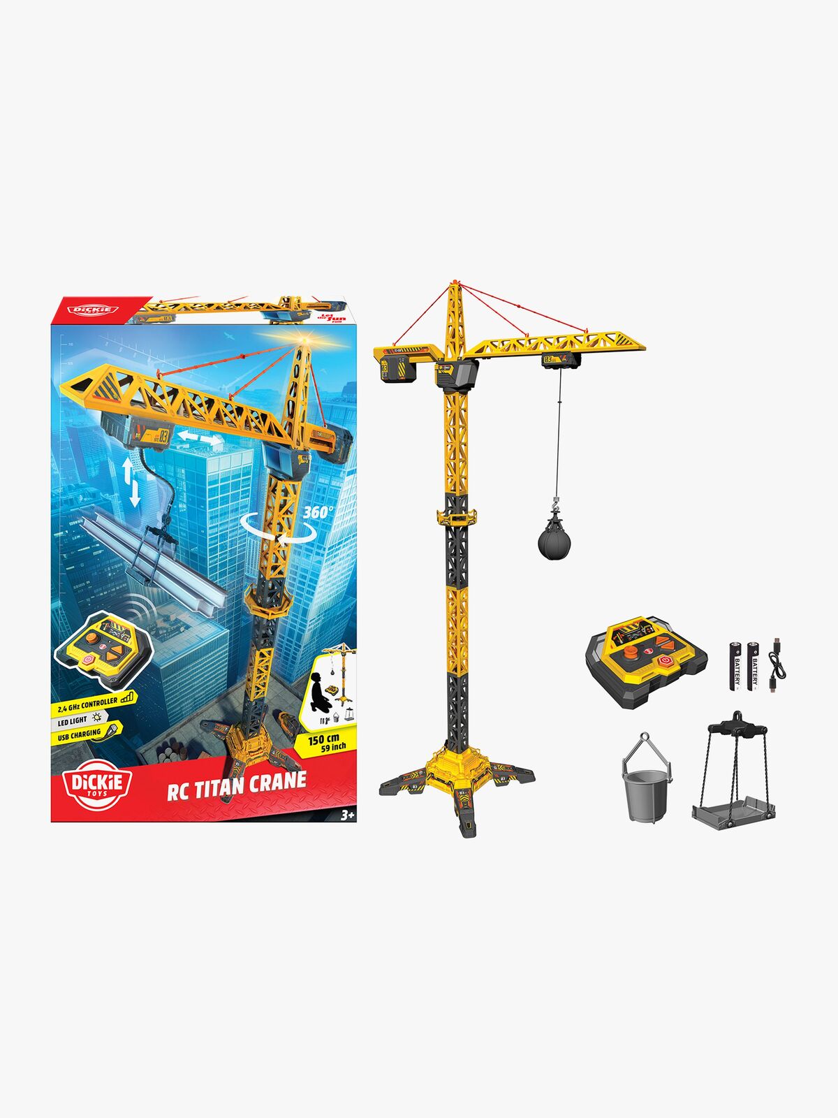 Dickie Toys Radio-ohjattava Nosturi Titan