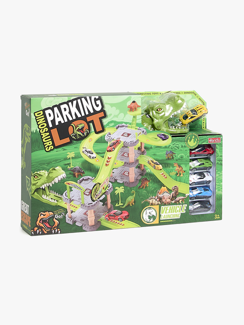 Alex's Garage Dinosaur Autorata & Parkkitalo XL