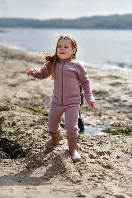 Mikk-Line Vauvan Fleecetakki Merinovilla, Twilight Mauve