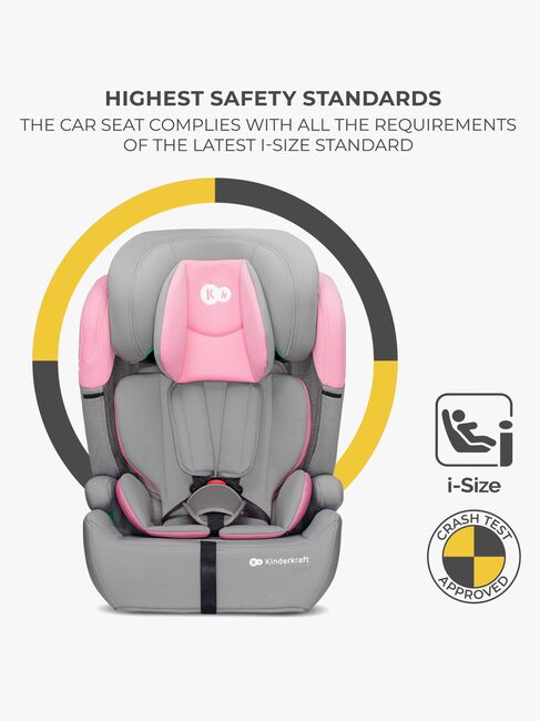 Kinderkraft COMFORT UP i-Size Turvaistuin, Pink
