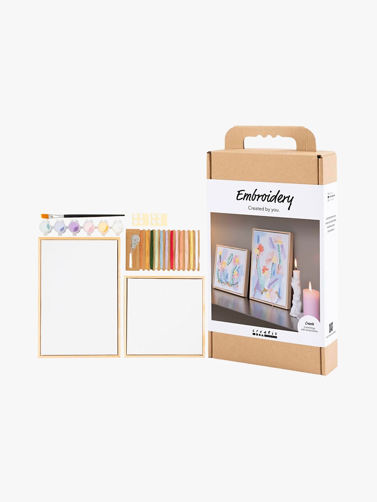 Creativ Company Askartelusetti Kirjailu & Akryyli