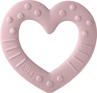 BIBS Baby Bitie Purulelu Heart,  Pink Plum