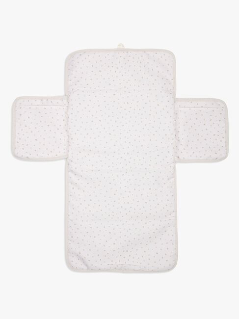 Jollein Cloudy Rib Hoitoalusta + Säilytystaskut, Oatmeal