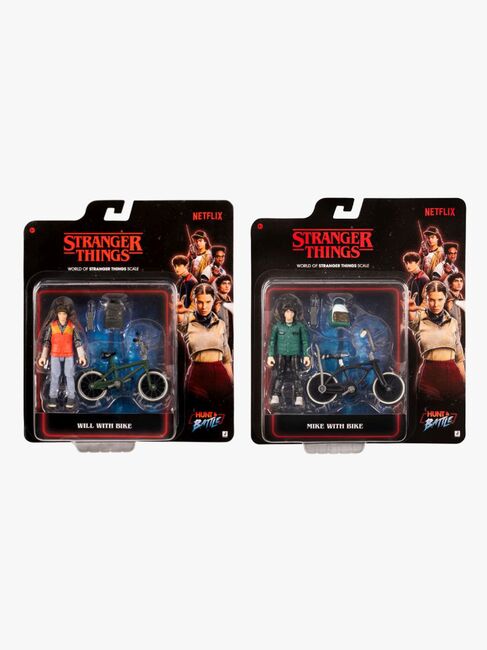 Stranger Things Keräilyfiguurit & Polkupyörä, Lajiteltu