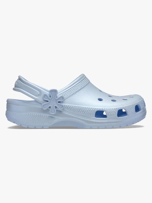 Crocs Classic Pearl Shine Pistokkaat, Blue Frost