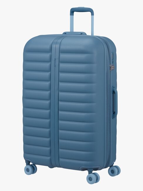 American Tourister Neovibe Spinner Matkalaukku 96-106L, Steel Blue