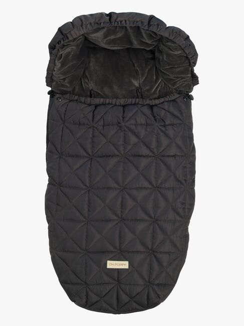 Oh, Poppy! Lily Quilted Lämpöpussi, Anthracite Gray