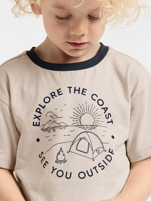 Didriksons Mynta T-paita, Sand Beige