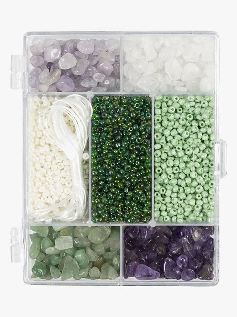 Creativ Company Helmisetti Kristallit, Vihreä/Violetti