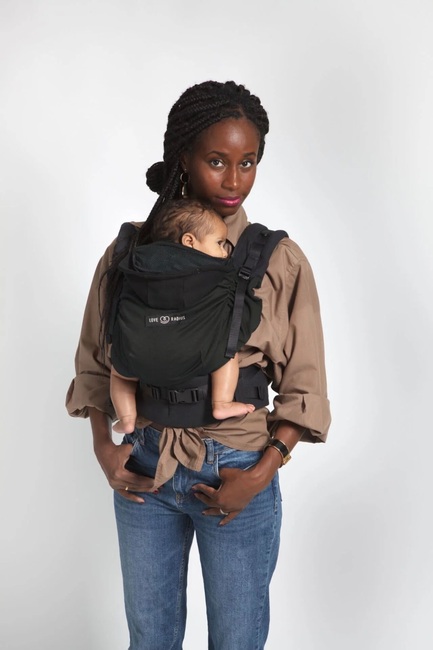 Love Radius HoodieCarrier 2 Kantoreppu, Black Forest