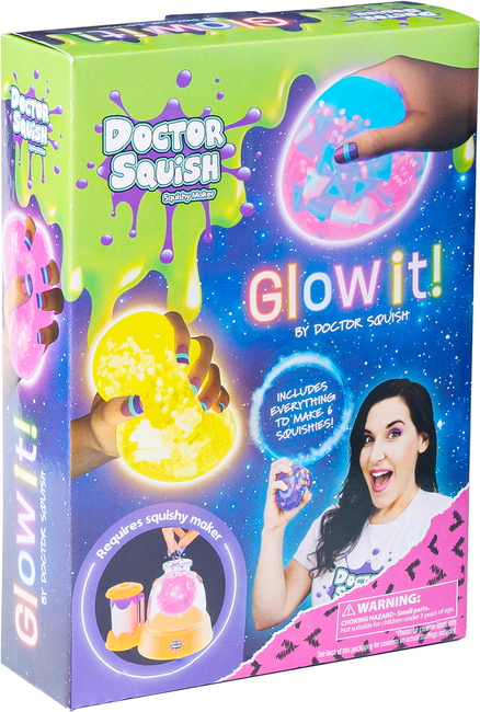 Doctor Squish Slime Squishy Neon Täydennyspakkaus