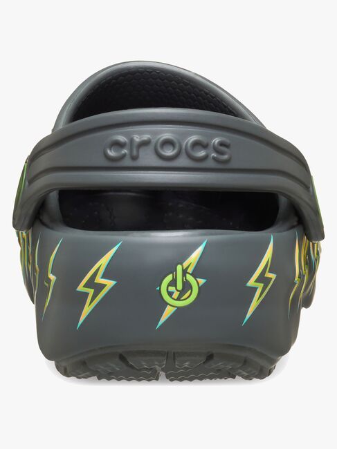 Crocs Classic Bolt Lights Pistokkaat, Carbon