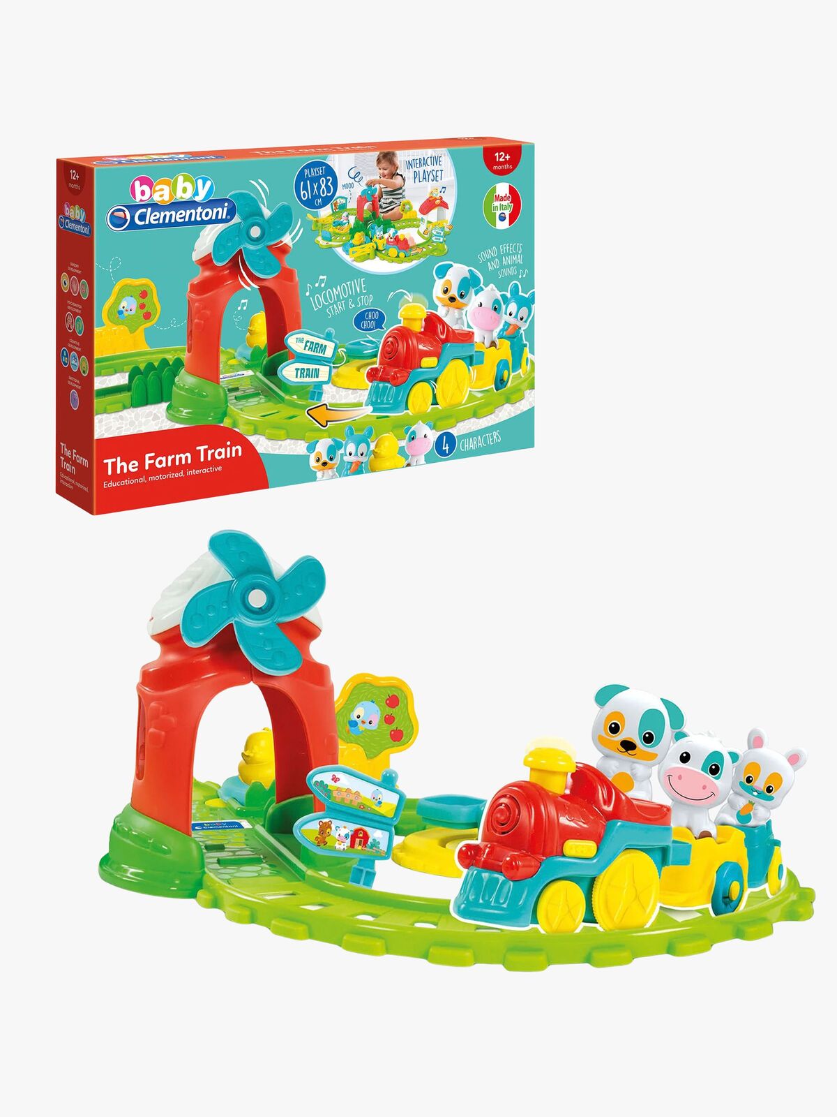 Clementoni Baby Interaktiivinen Juna + Maatilan Eläimet