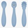 Summerville Harjoittelulusikat Silikoniset, Stone Blue