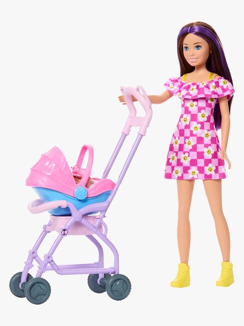 Barbie Family & Friends Skipper Leikkisetti + Lastenrattaat
