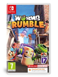 Nintendo Switch Worms Rumble Switch (Code in a Box) Peli