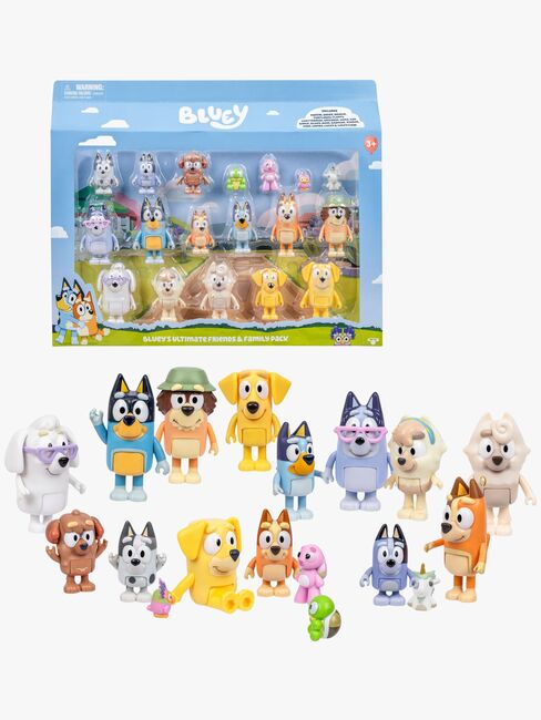 Bluey Figuurisetti Perhe & Ystävät 18 Kpl