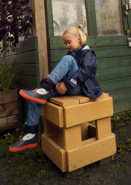 Viking Alv Paw Print Barefoot Kumisaappaat, Black