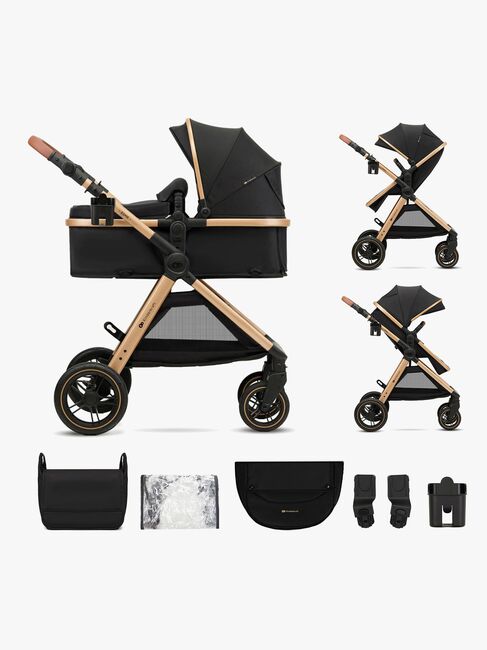 Kinderkraft ESME 2-in-1 Yhdistelmävaunut, Pure Black