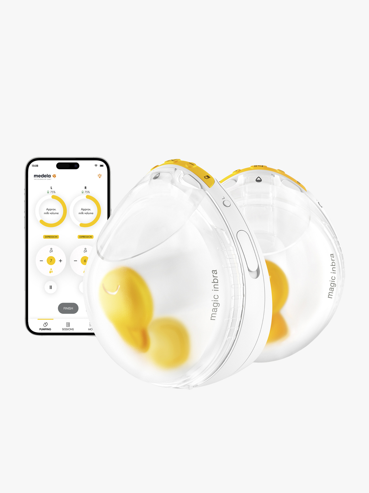 Medela Magic InBra  Kannettava Sähkökäyttöinen Rintapumppu Double