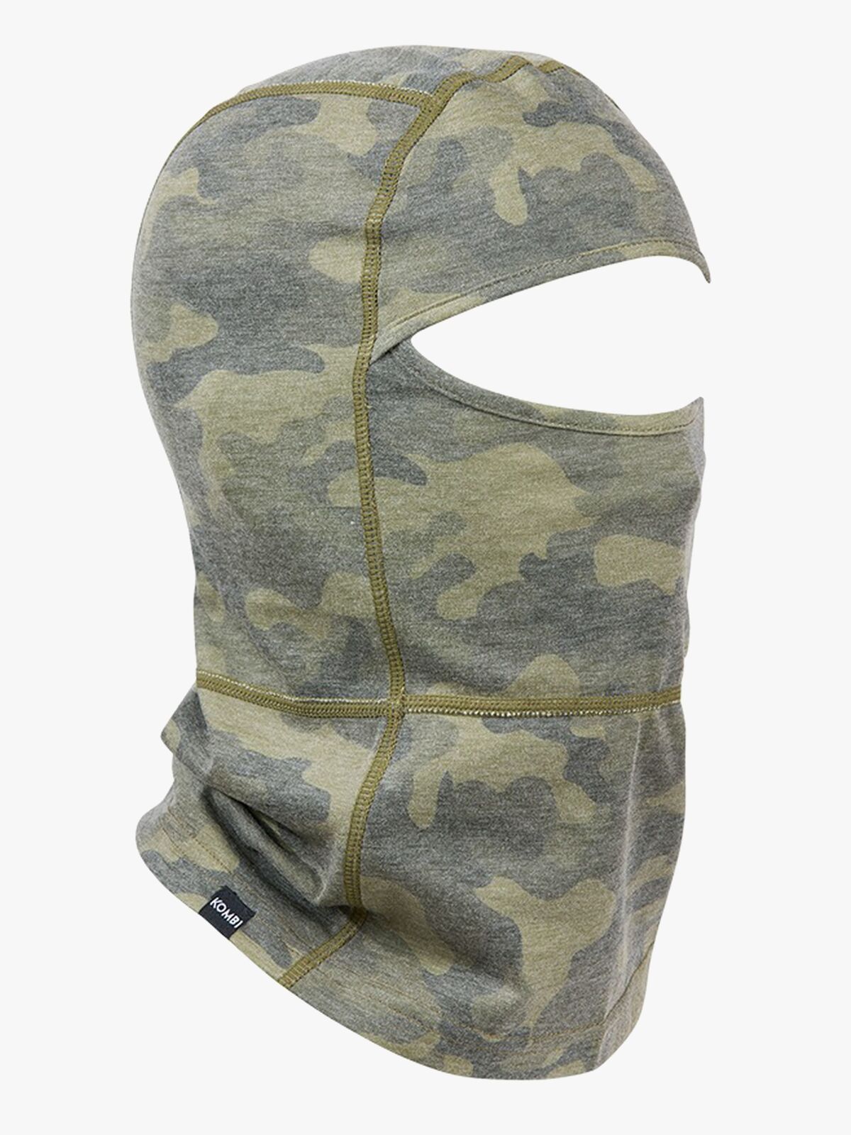 Kombi Merino Pro Kypärämyssy Jr, Khaki Liquid Camo