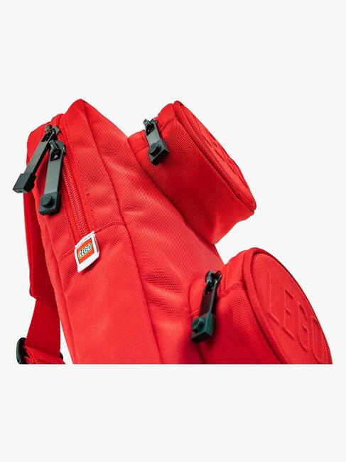 LEGO® Brick 1x2 Sling-laukku, Bright Red