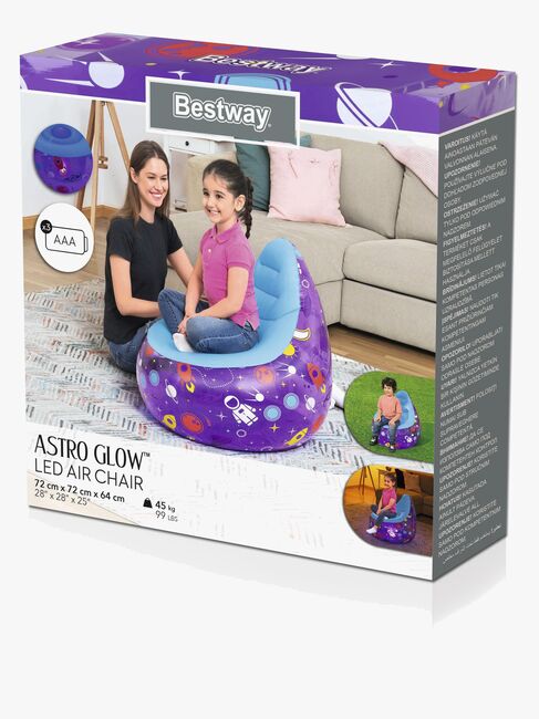 Bestway Ilmatäytteinen Tuoli LED Astro Glow