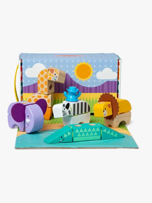 Melissa & Doug Blockables Rakennussarja Safari 34 Osaa