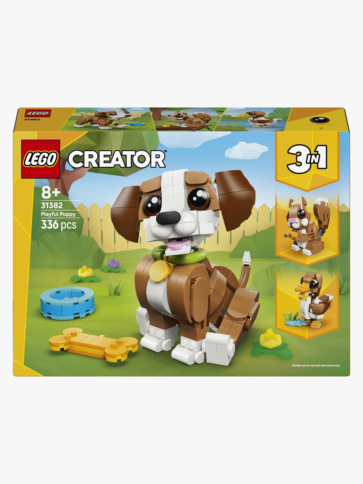 LEGO Creator 31382 Söpöt eläimet: Leikkisä koiranpentu