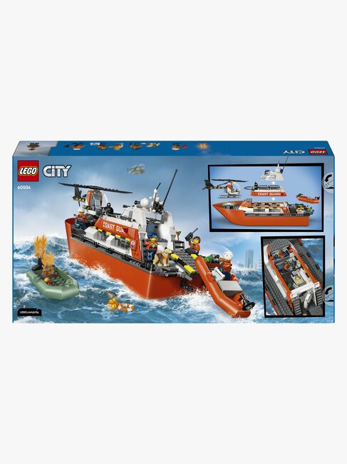 LEGO City 60504 Rannikkovartioston pelastusalus ja helikopteri