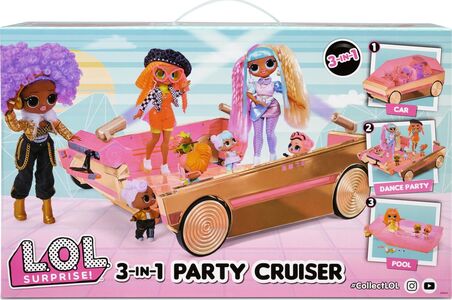 L.O.L. Surprise! Party Cruiser 3-in-1