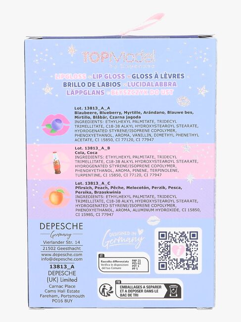 TOPModel BEAUTY and ME Huulikiillot 3-pack